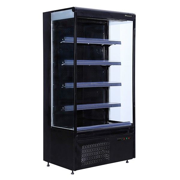Blizzard Slim Tiered Display 1310mm Wide - BTD130BK Refrigerated Merchandisers Blizzard