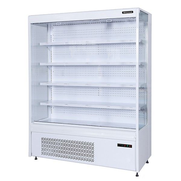 Blizzard Slim Tiered Display 1500mm Wide - BTD150WH Refrigerated Merchandisers Blizzard