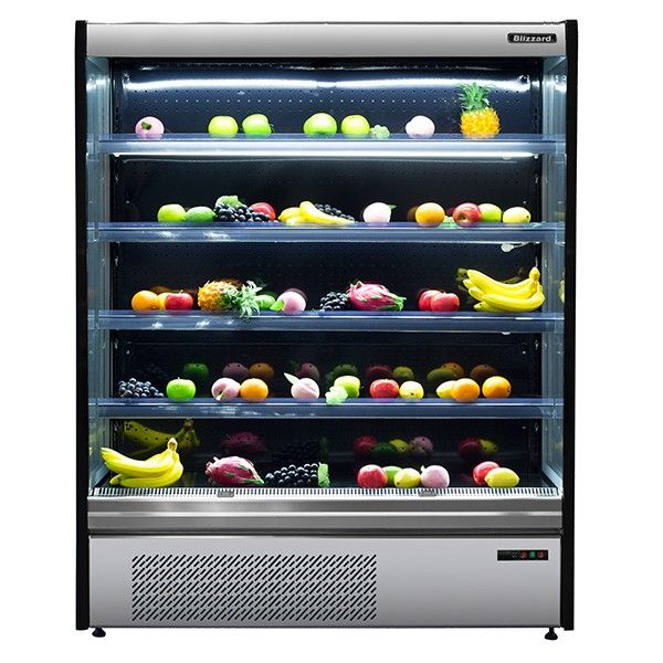 Blizzard Stainless Steel Slim Tiered Display 1500mm Wide - BTD150SS Refrigerated Merchandisers Blizzard
