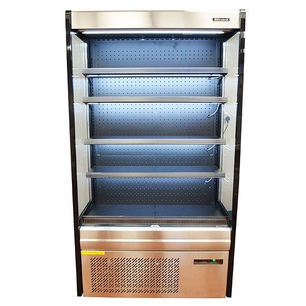 Blizzard Stainless Steel Slim Tiered Display 1935mm Wide - BTD200SS Refrigerated Merchandisers Blizzard