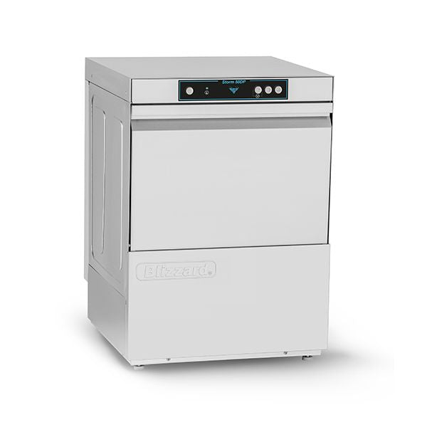 Blizzard Storm Glasswasher 500mmx500mm With Drain Pump - STORM50DP Glasswashers Blizzard