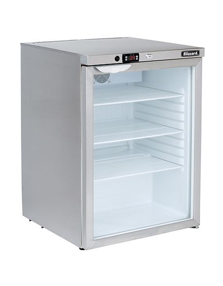 Blizzard Under Counter Refrigerator with Glass Door - UCR140CR Refrigeration - Undercounter Blizzard