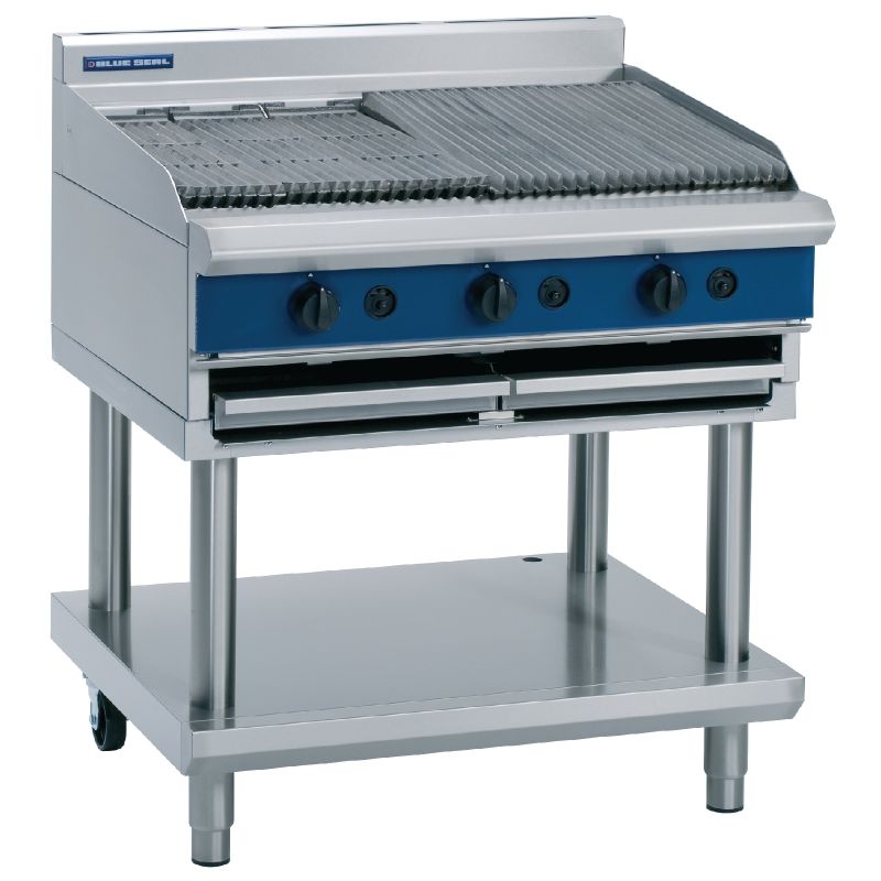 Blue Seal LPG Gas Chargrill C59/6-LPG - G034-P Charcoal Grills Blue Seal