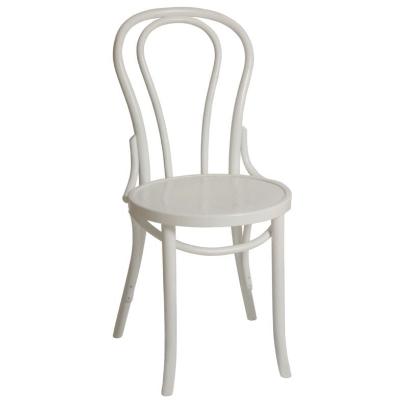 Bolero Bentwood Chairs White (Pack of 2) - GF968 Chairs Bolero