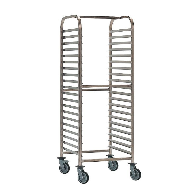 Bourgeat Double Gastronorm Racking Trolley 20 Shelves - P062 GN & Racking Trolleys Bourgeat