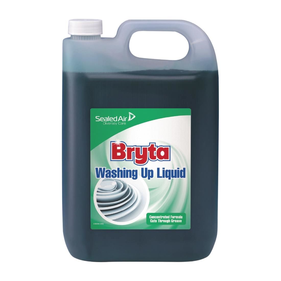 Bryta Washing Up Liquid Concentrate 5Ltr (2 Pack) - CD753 Washing Up Liquid Bryta