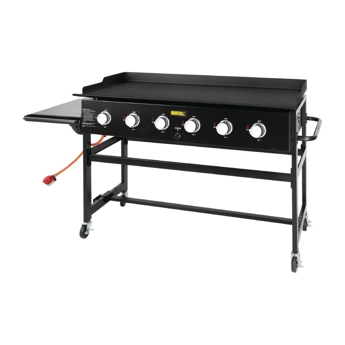 Buffalo 6 Burner BBQ Griddle - CY265 BBQ's & Outdoor Cooking Buffalo