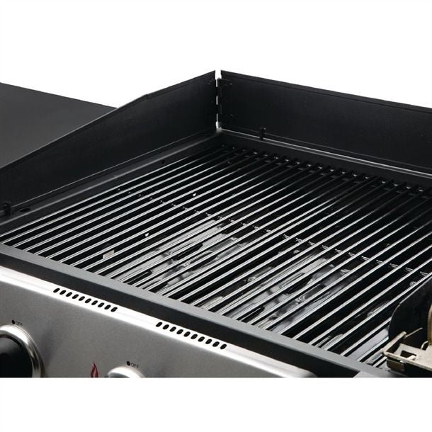 Buffalo 6 Burner Combi BBQ Grill and Griddle - CP240 BBQ's & Outdoor Cooking Buffalo