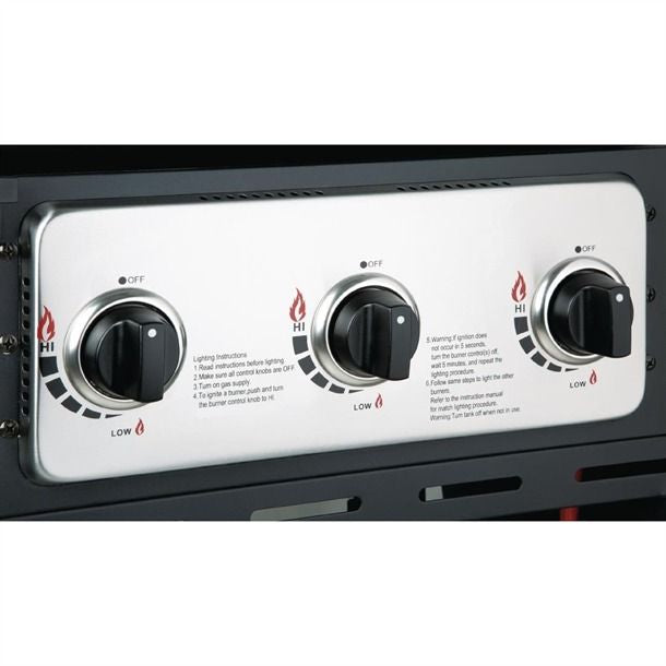 Buffalo 6 Burner Combi BBQ Grill and Griddle - CP240 BBQ's & Outdoor Cooking Buffalo