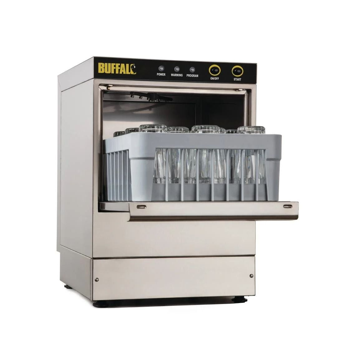 Buffalo Compact Glasswasher 350x350mm Baskets - DW464 Glasswashers Buffalo