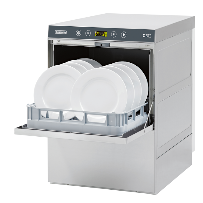 Maidaid Undercounter Warewasher with Fitted Drain Pump - C612 Dishwashers Maidaid Halcyon