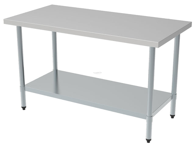 Combisteel 700 Stainless Steel Centre Worktable 1000mm Wide - 7490.0030 Stainless Steel Centre Tables Combisteel
