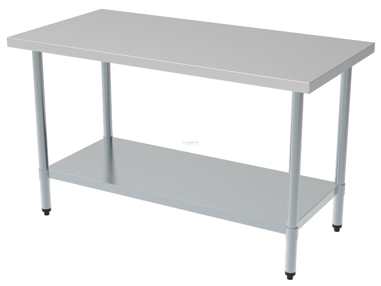 Combisteel 700 Stainless Steel Centre Worktable 1200mm Wide - 7490.0035 Stainless Steel Centre Tables Combisteel