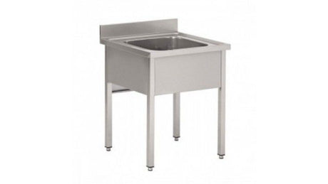 Combisteel 700 Stainless Steel Single Bowl Sink Flat Pack 700mm Wide - 7452.0420 Single Bowl Sinks Combisteel   