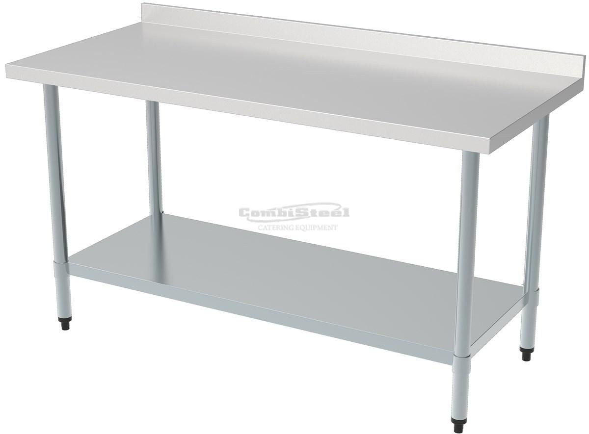 Combisteel 700 Stainless Steel Wall Worktable 1400mm Wide - 7490.0075 Stainless Steel Wall Tables Combisteel