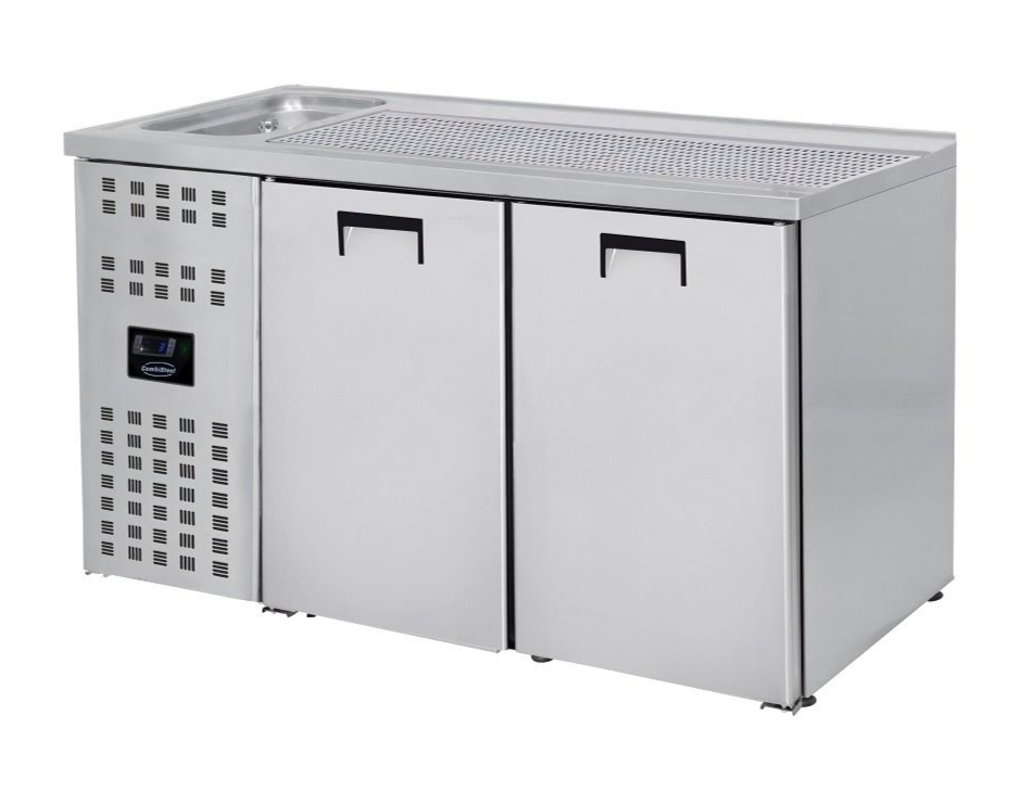 Combisteel Double Door Bottle Cooler Beer Tap Counter - 7489.5315 Bottle Cooler Beer Tap Counters Combisteel