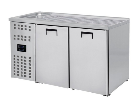 Combisteel Double Door Bottle Cooler Beer Tap Counter - 7489.5315 Bottle Cooler Beer Tap Counters Combisteel