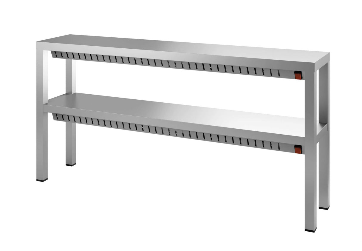 Combisteel Double Halogen Heated Overshelf Gantry 1800mm 6 x 350W | 7452.0330 Heated Gantry Chef's Rack Combisteel