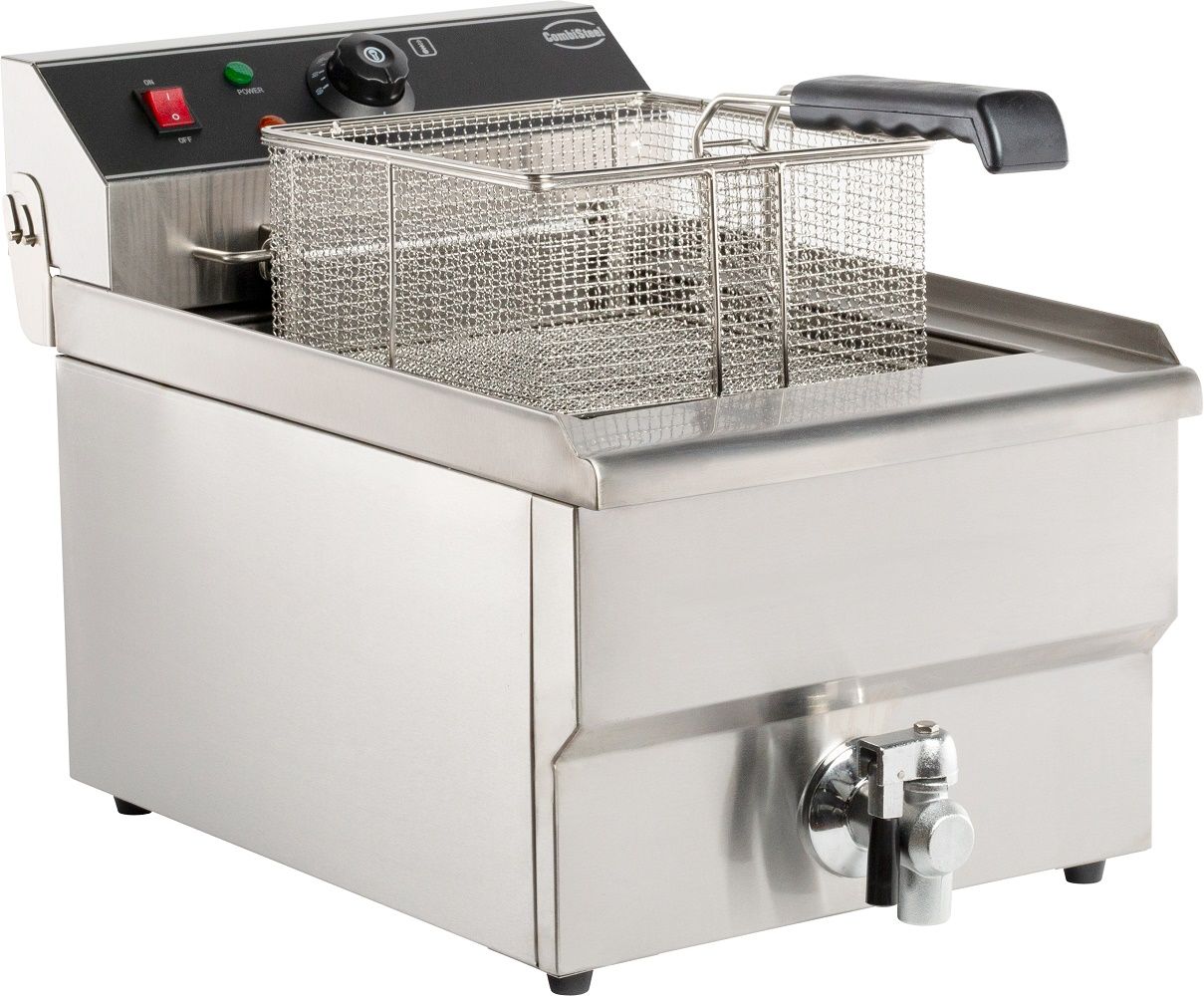 Combisteel Electric Counter Top Fryer Single Tank 10 Litre - 7455.1006 Countertop Electric Fryers Combisteel