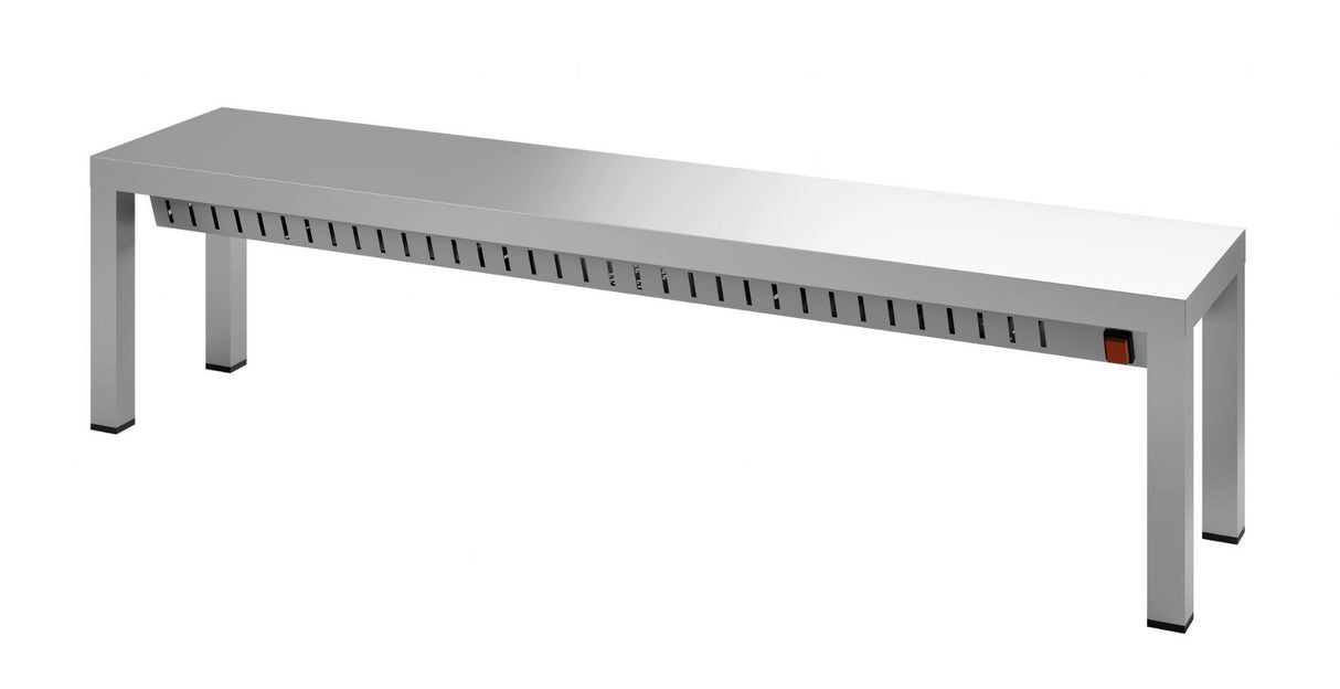 Combisteel Single Halogen Heated Overshelf Gantry 1000mm 350W | 7452.0260 Heated Gantry Chef's Rack Combisteel
