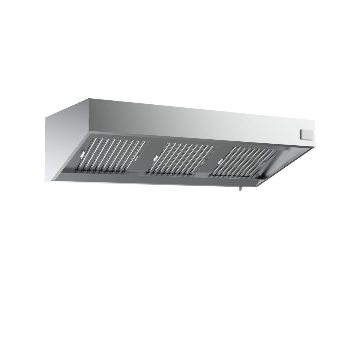 Combisteel Stainless Steel Wall-Mounted Extraction Hood Complete Unit 3000mm Wide *Transport On Request* - 7333.0755 Kitchen Canopies & Cooker Hoods Combisteel