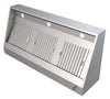 Combisteel Stainless Steel Wall-Mounted Extraction Hood 2400mm Wide *Transport On Request* - 7333.0620 Kitchen Canopies & Cooker Hoods Combisteel