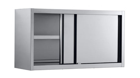 Combisteel Wall Cupboard With Sliding Doors 1200mm - 7452.0056 Stainless Steel Wall Cupboards Combisteel   