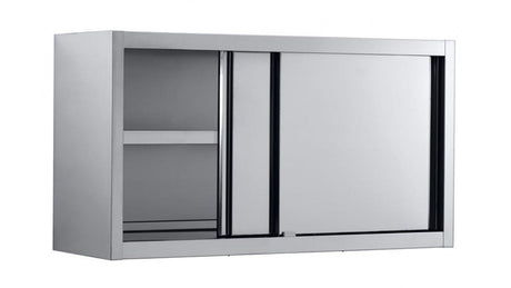Combisteel Wall Cupboard With Sliding Doors 1600mm Wide - 7452.3230 Stainless Steel Wall Cupboards Combisteel   