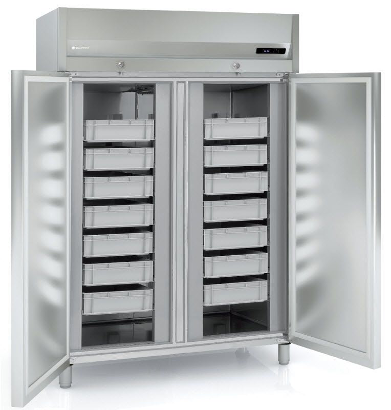 Coreco AP-1002 Double Door Refrigerated Fish Storage Cabinet 1330 Litres - AP-1002 Fish Fridges Coreco