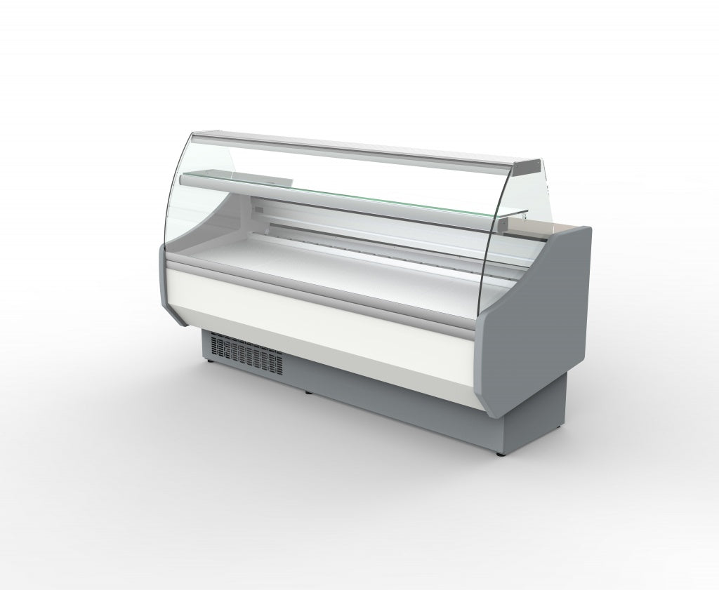 Coreco Refrigerated Curved Glass Serveover 1055mm - CVED-8-10-C Standard Serve Over Counters Coreco