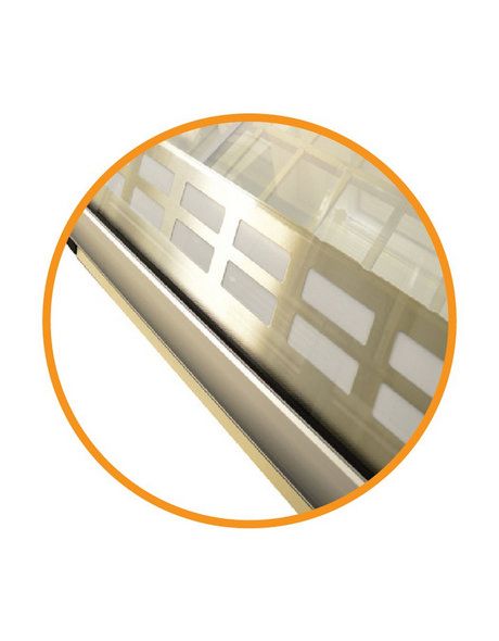 Crystal Optimus 16 Pan Ice Cream Display Counter - OPTIMUS16 CK647 Ice Cream Display Freezers Crystal