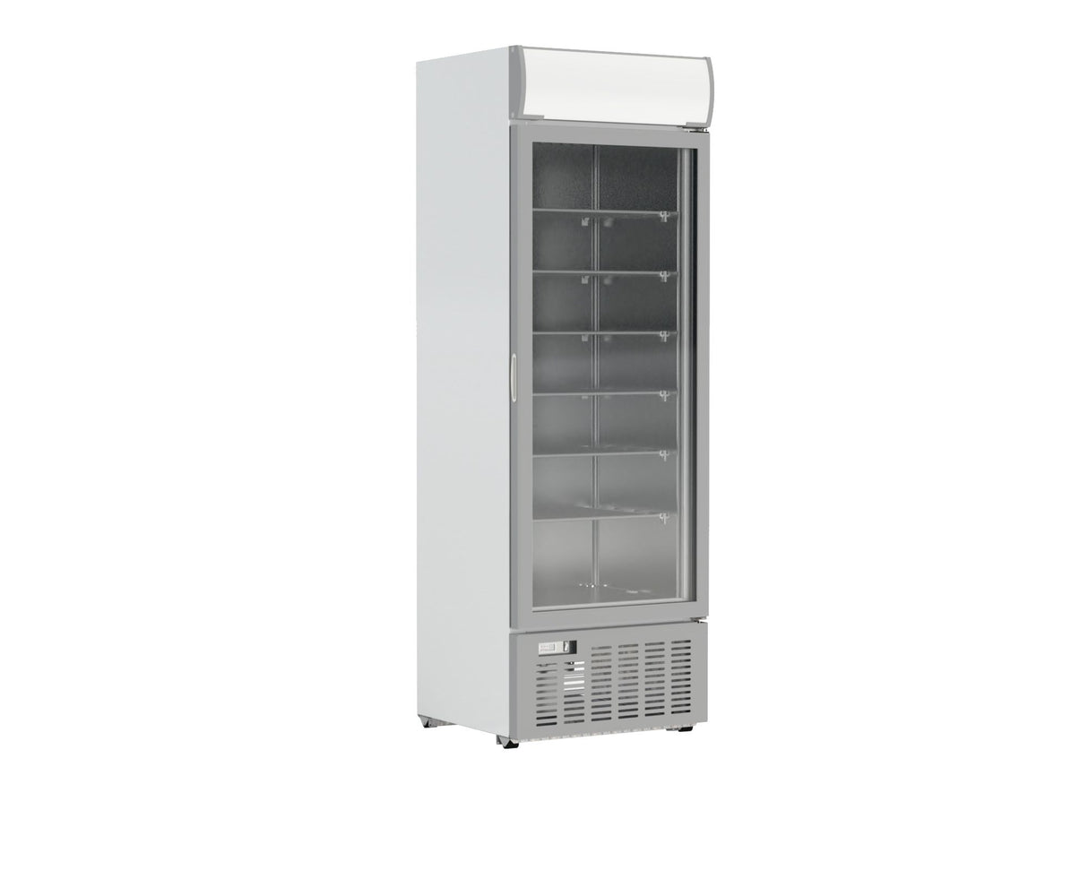 Crystal Single Glass Door Freezer - GDS400 Upright Glass Door Freezers Crystal