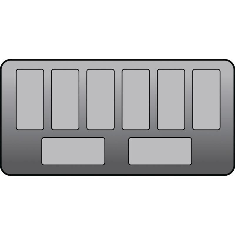 Crystal Venus Elegante 8 Pan Ice Cream Display Counter VenusEle36 - CK644 Ice Cream Display Freezers Crystal