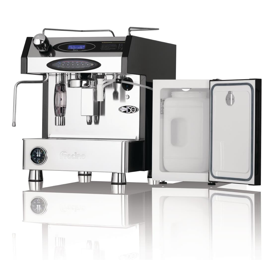 Fracino Velocino1 Espresso Coffee Machine with Milk Fridge - CY133 1 Group Espresso Coffee Machines Fracino
