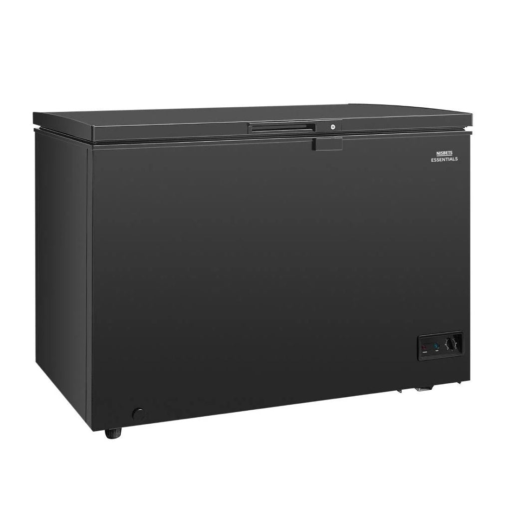 Nisbets Essentials Chest Freezer 282Ltr Black - DA536 Chest Freezers Nisbets Essentials