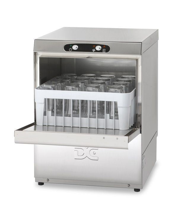 DC Economy Range EG40D Glasswasher with Drain Pump 400mm Rack 16 Pint Capacity Glasswashers DC