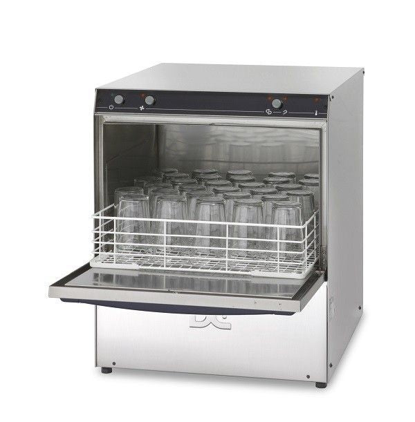DC Standard Range SG50D Frontloading Glasswasher with Drain Pump 500mm Rack 30 Pint Capacity Glasswashers DC
