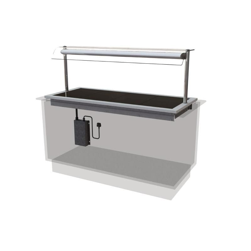 Designline Drop In Ceran Glass Hotplate HP4 - CW619 Bain Marie Displays Designline
