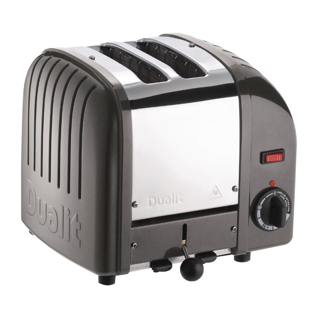 Dualit 2 Slice Vario Toaster Metallic Charcoal 20241 - CD304 Toasters Dualit