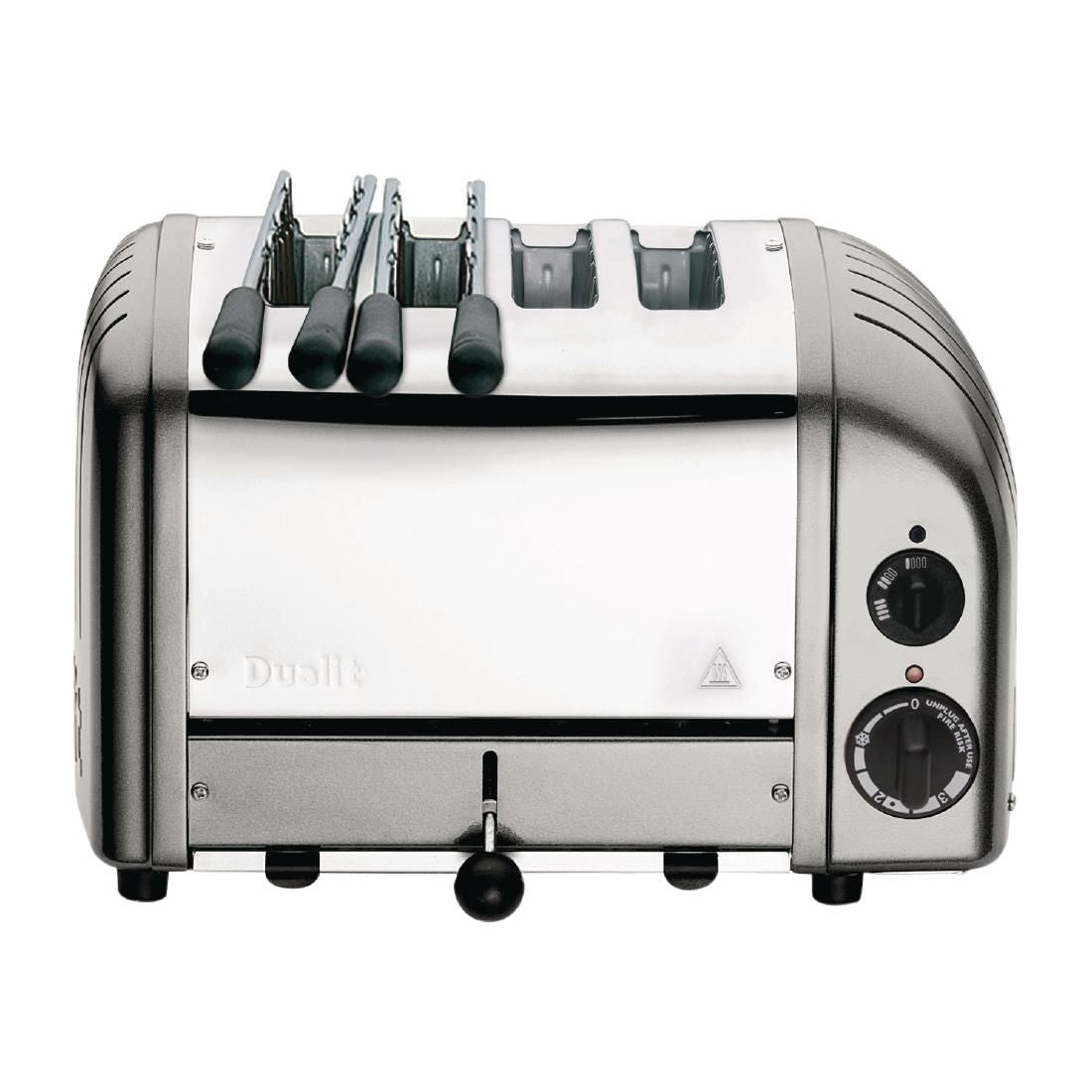 Dualit 2 x 2 Combi Vario 4 Slice Toaster Silver 42171 - CD360 Toasters Dualit