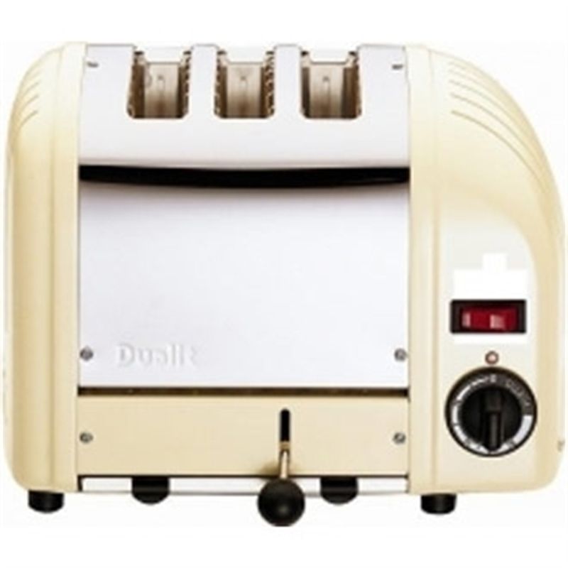Dualit 3 Slice Vario Toaster Utility Cream 30086 - CD322 Toasters Dualit