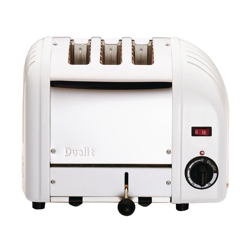 Dualit 3 Slice Vario Toaster White 30087 - CD321 Toasters Dualit