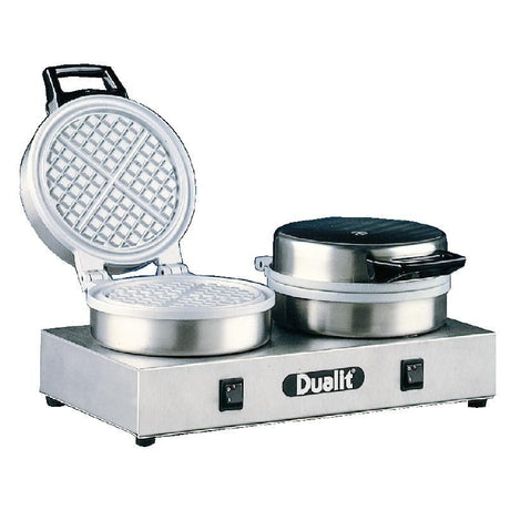 Dualit Double Waffle Iron 74002 Waffle Makers Dualit   