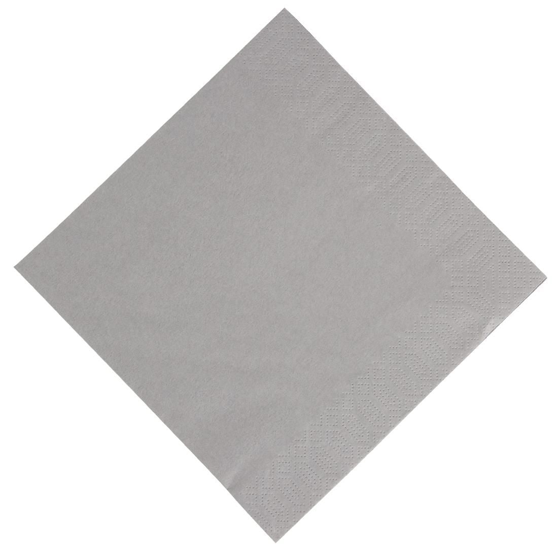 Duni Compostable Dinner Napkins Granite Grey 400mm (Pack of 1000) - GJ114 Paper Napkins Duni
