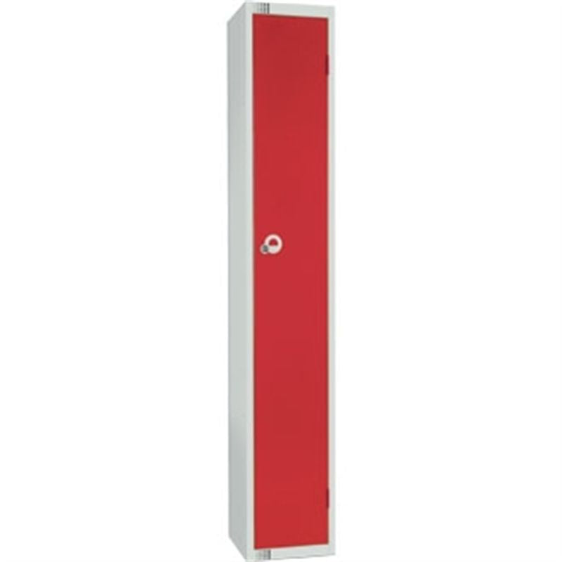 Elite Single Door Locker Red Camlock 300mm - W949-C Lockers and Key Cabinets Elite Lockers Limited