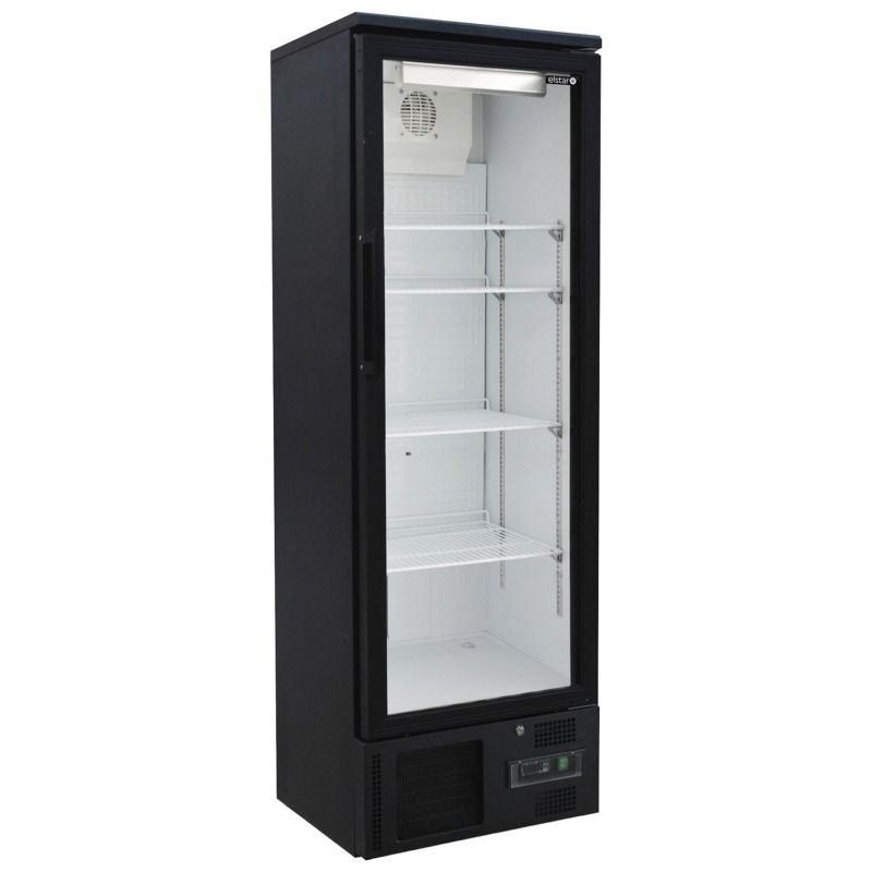 Elstar Upright Single Glass Door Back Bar Bottle Cooler Fridge - EM300H Upright Single Door Bottle Coolers Elstar