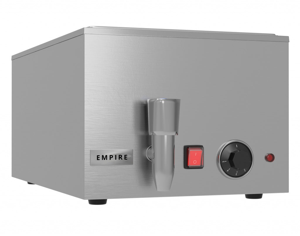 Empire Electric Wet Well Bain Marie with Drain Tap and 3 x 1/3 GN Pans & Lids - EMP-BM3P Bain Maries Empire