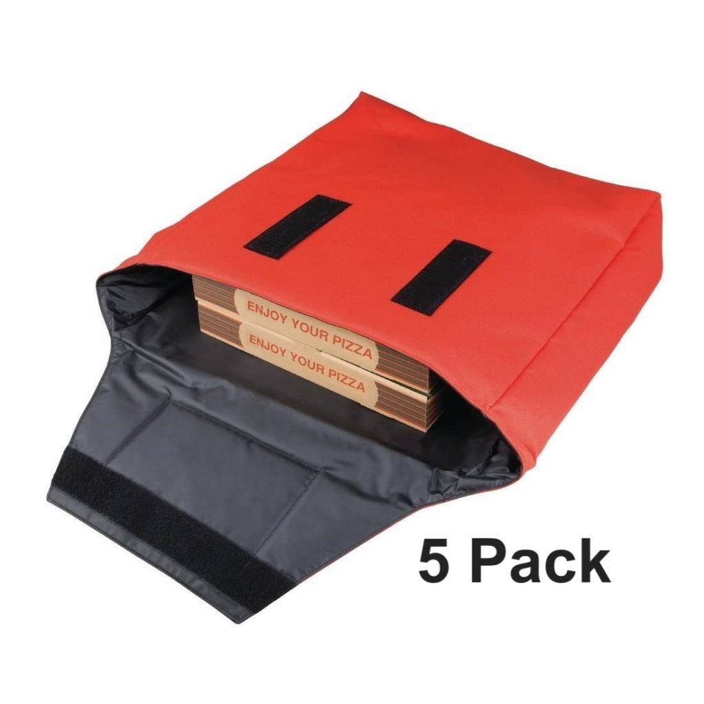Empire Insulated Pizza Delivery Bag Polyester 5 Pack - EMP-PB-5 Food Delivery Insulated Bags & Boxes Empire