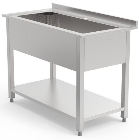 Empire Stainless Steel Extra Wide Single Pot Wash Catering Sink 1200mm - EMP-PW1200 Pot Wash Sinks Empire   