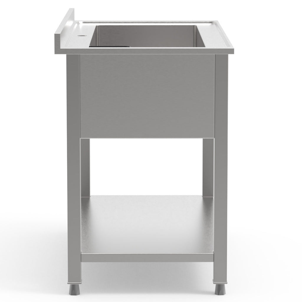 Empire Stainless Steel Extra Wide Single Pot Wash Catering Sink 1200mm - EMP-PW1200 Pot Wash Sinks Empire